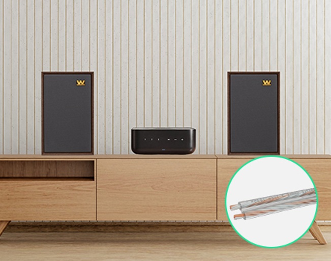 와피데일 덴톤 85주년 + 데논 HOME Amp + 오엘바흐 D1C1085 6m 스피커 패키지 - 상품 이미지