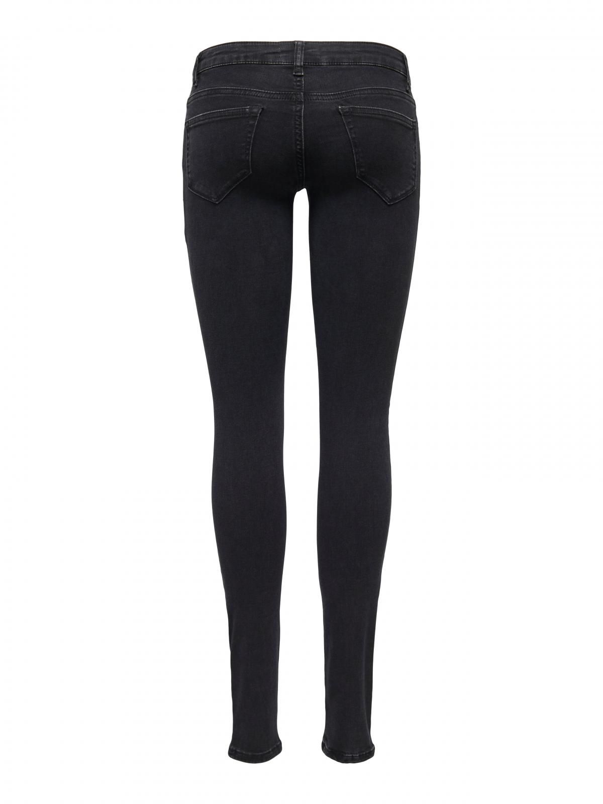 온리 데님 로우웨이스트 스키니핏 청바지 15366667_8183 BLACK / WASHED BLACK - 상세 이미지 4
