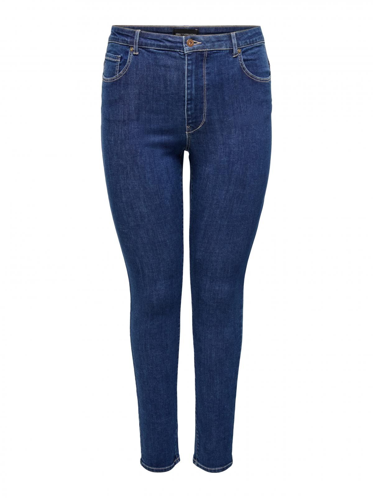 온리 하이웨이스트 데님 스키니핏 진 15308787_2115 BLUE / MEDIUM BLUE DENIM - 상세 이미지 3
