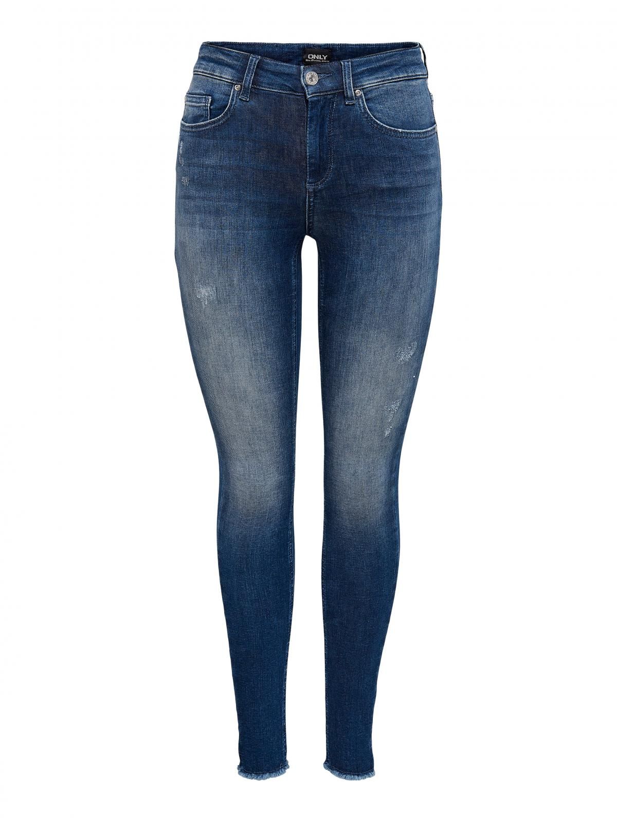 온리 데님 미드웨이스트 스키니핏 청바지 15234798_2114 BLUE / DARK BLUE DENIM - 상세 이미지 3