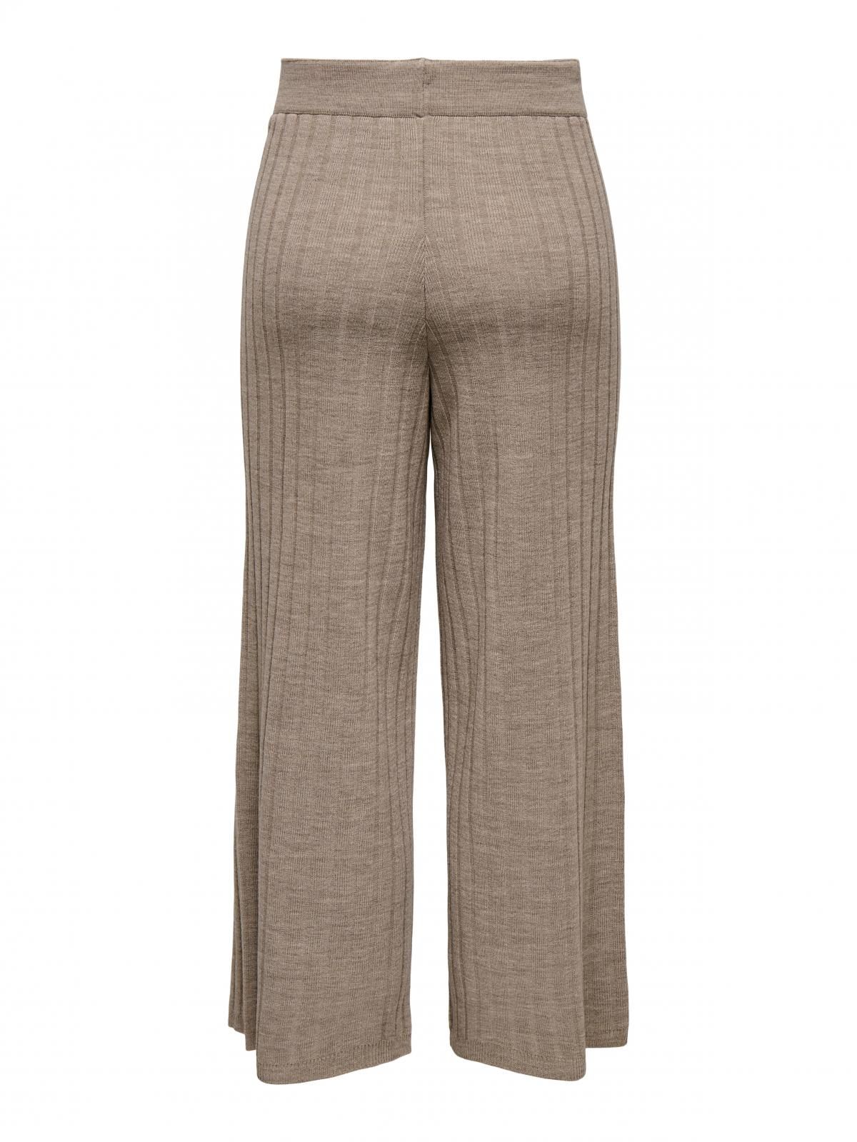 온리 니트 와이드핏 루즈핏 팬츠 15242972_221_895983 WHITE / BEIGE - 상세 이미지 4
