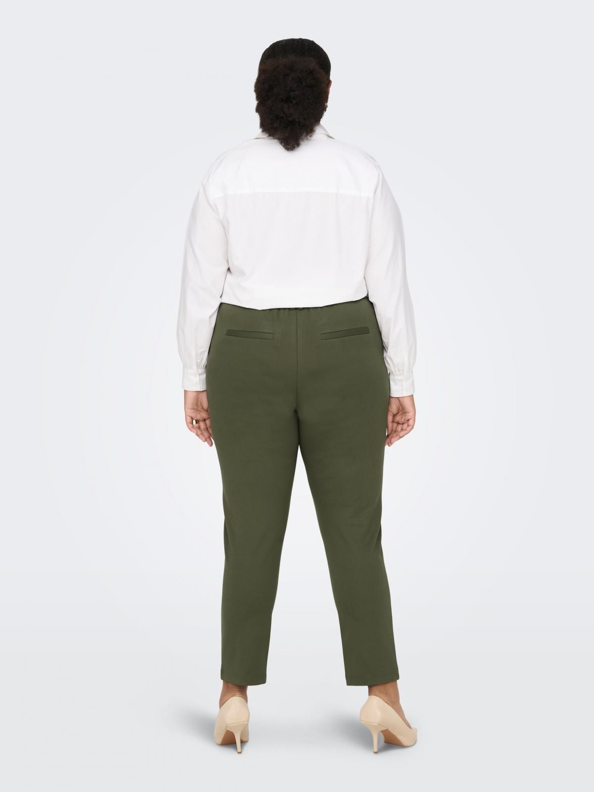 온리 빅사이즈 테크니컬 레귤러핏 슬랙스 15174938_197 GREY / PEAT - 상세 이미지 2