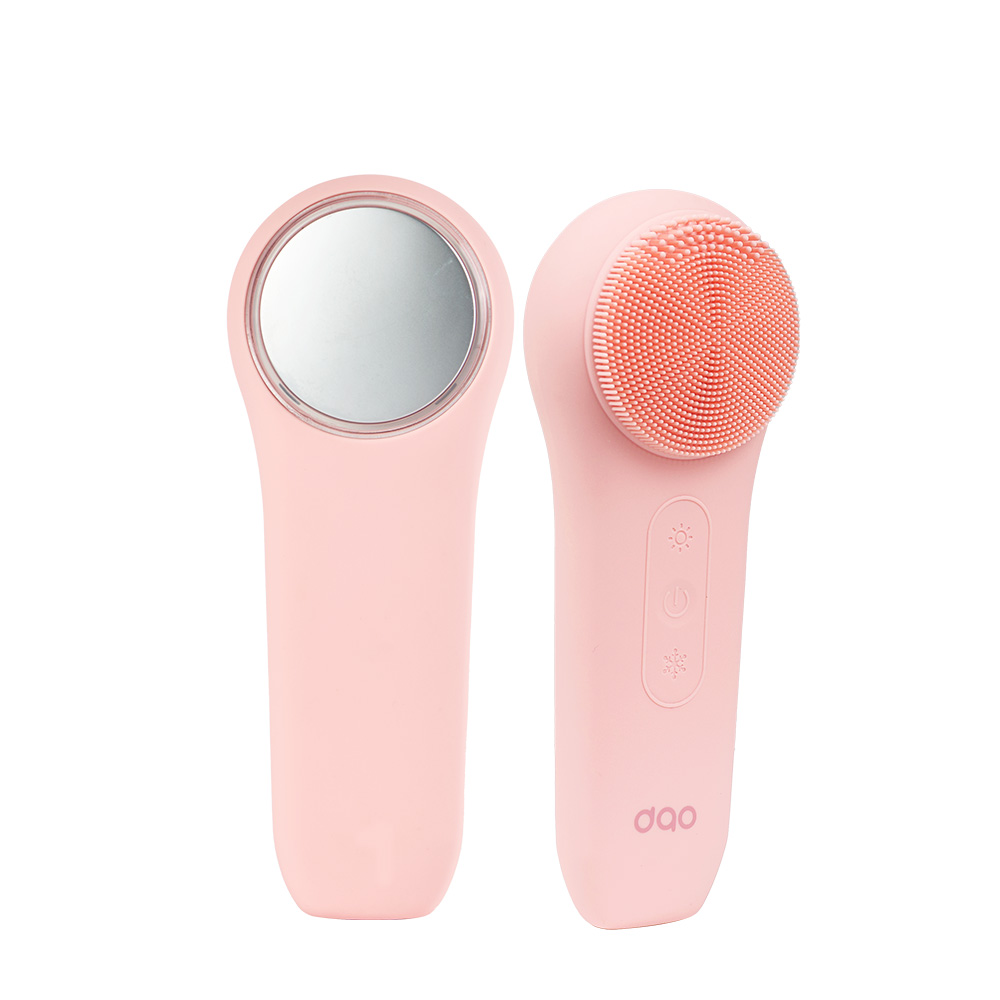 글로우텀 진동클렌저 LED테라피 온열 쿨링 실리콘브러쉬 진동세안기 피지제거 모공 클렌징