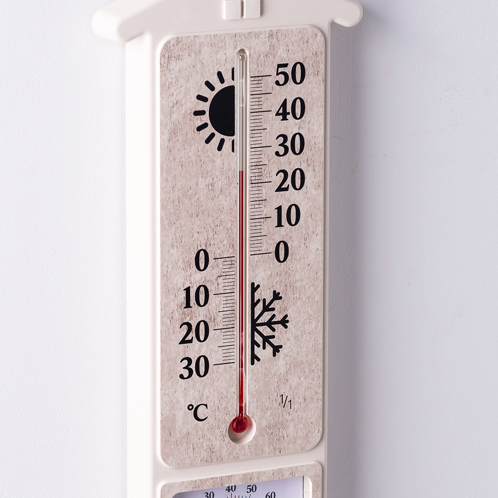 국산 플라이토 수은 온습도계 실내 측정기 신생아 주방 아날로그온도계 THERMOMETER 힐링홈 이미지 3