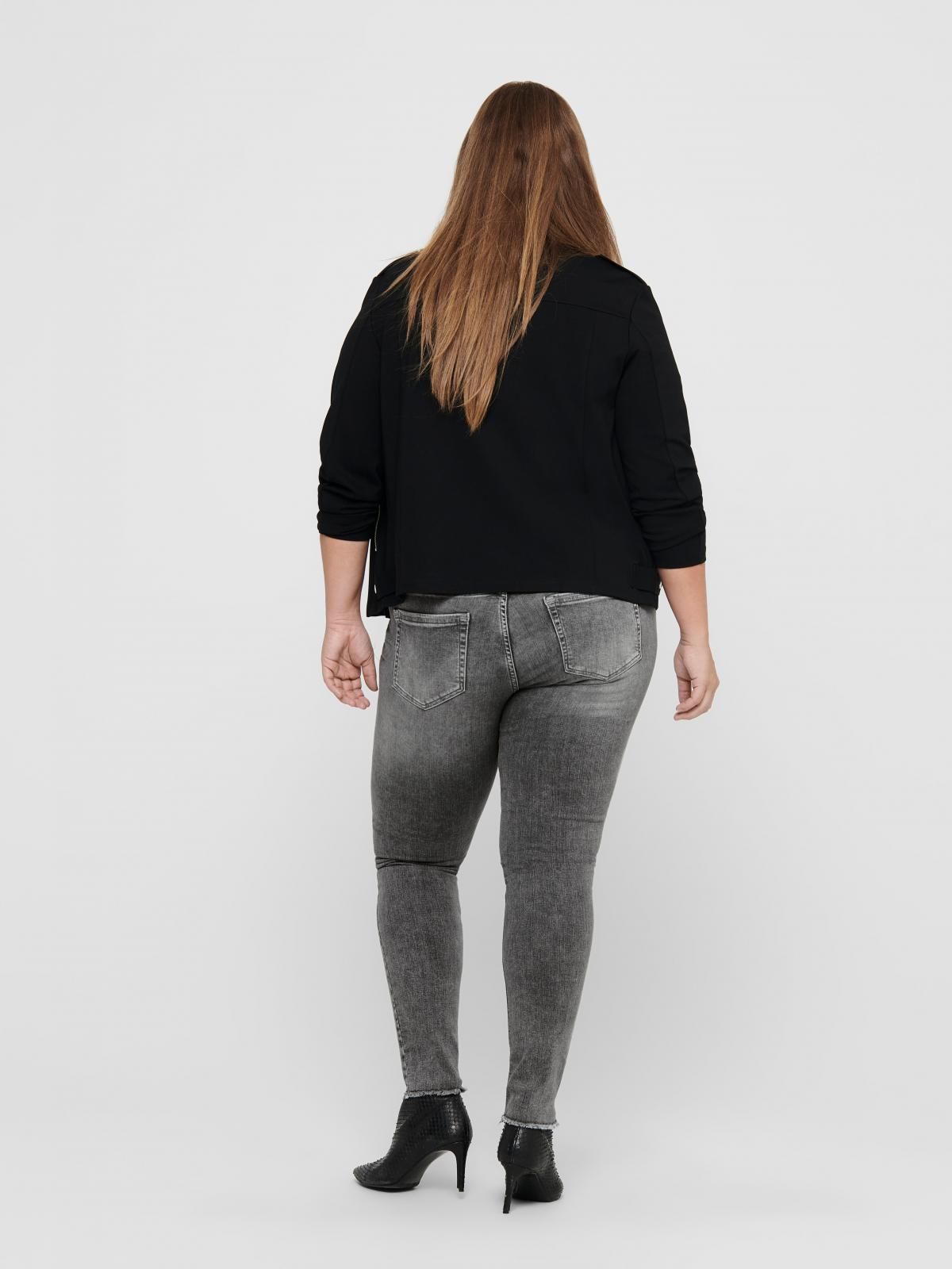 온리 스트레치 미드워시 스키니핏 데님 팬츠 15212252_3601 GREY / GREY DENIM - 상세 이미지 2
