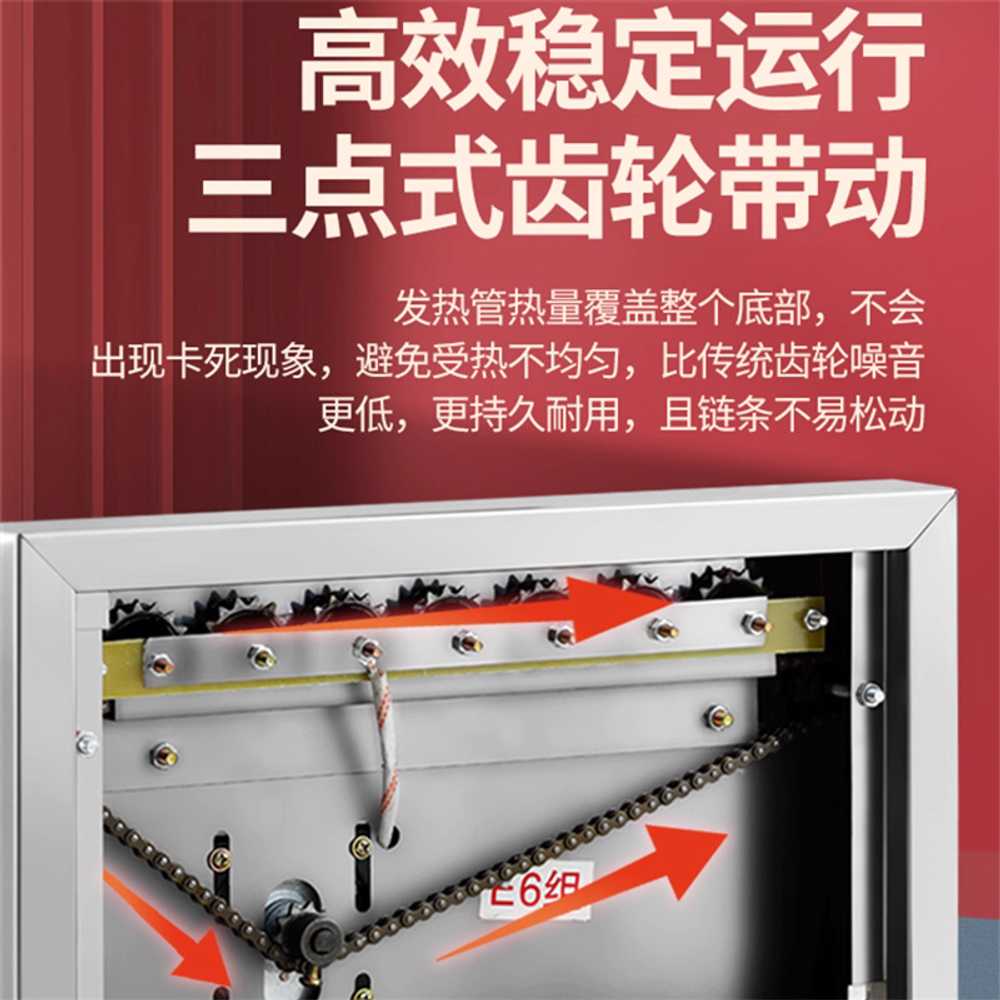 소세지 그릴 야시장 매장 회전 전자동 롤러 스텐 선반 5관 선반 - 상세 이미지 2