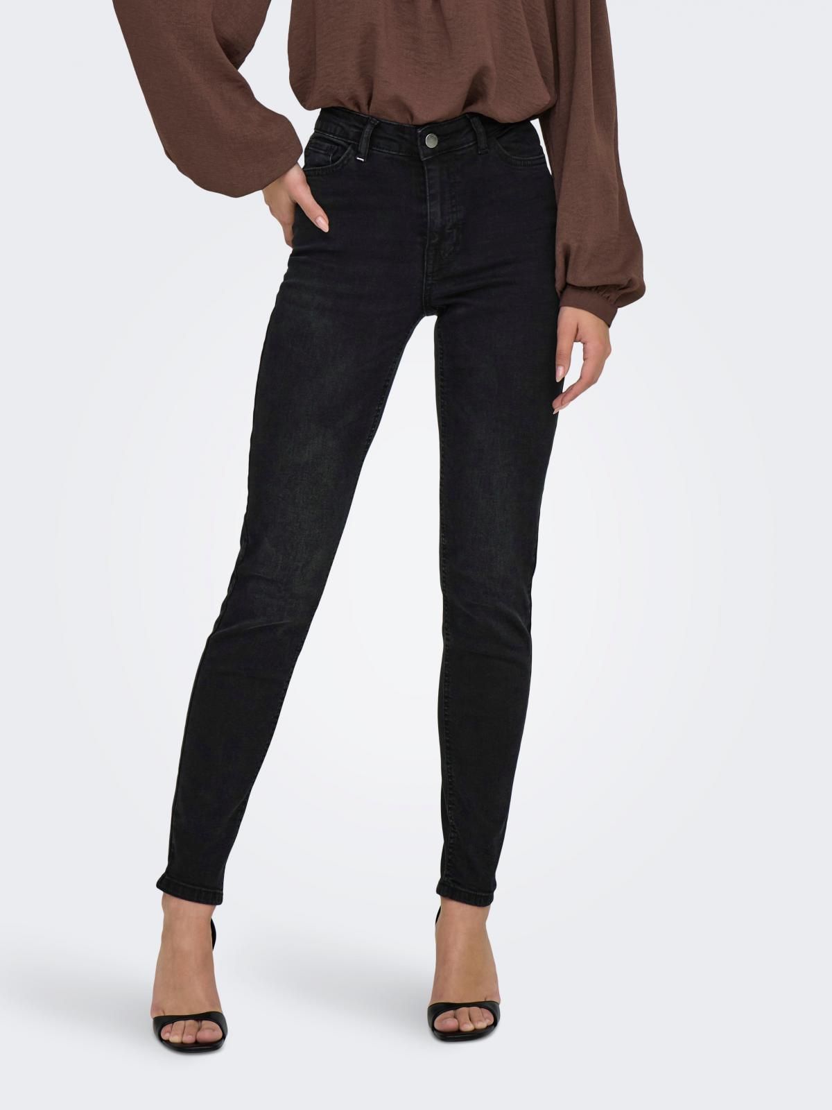 제이디와이 데님 미드웨이스트 스키니핏 진 흑청 15346535_2103 BLACK / BLACK DENIM - 상품 이미지
