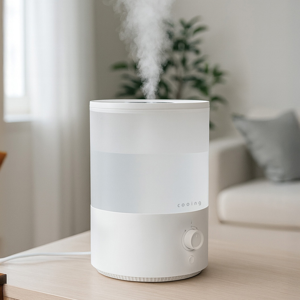쿠잉 초음파 가습기 HD-035W 미니 대용량 사무실 탁상용 소형 대형