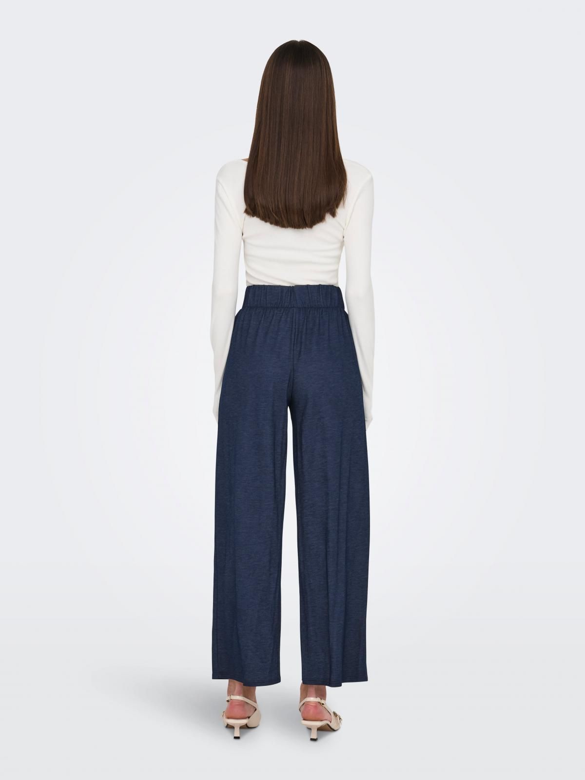 제이디와이 데일리 와이드핏 슬랙스 팬츠 15320882_1330_1103871 BLUE / BLACK IRIS - 상세 이미지 2