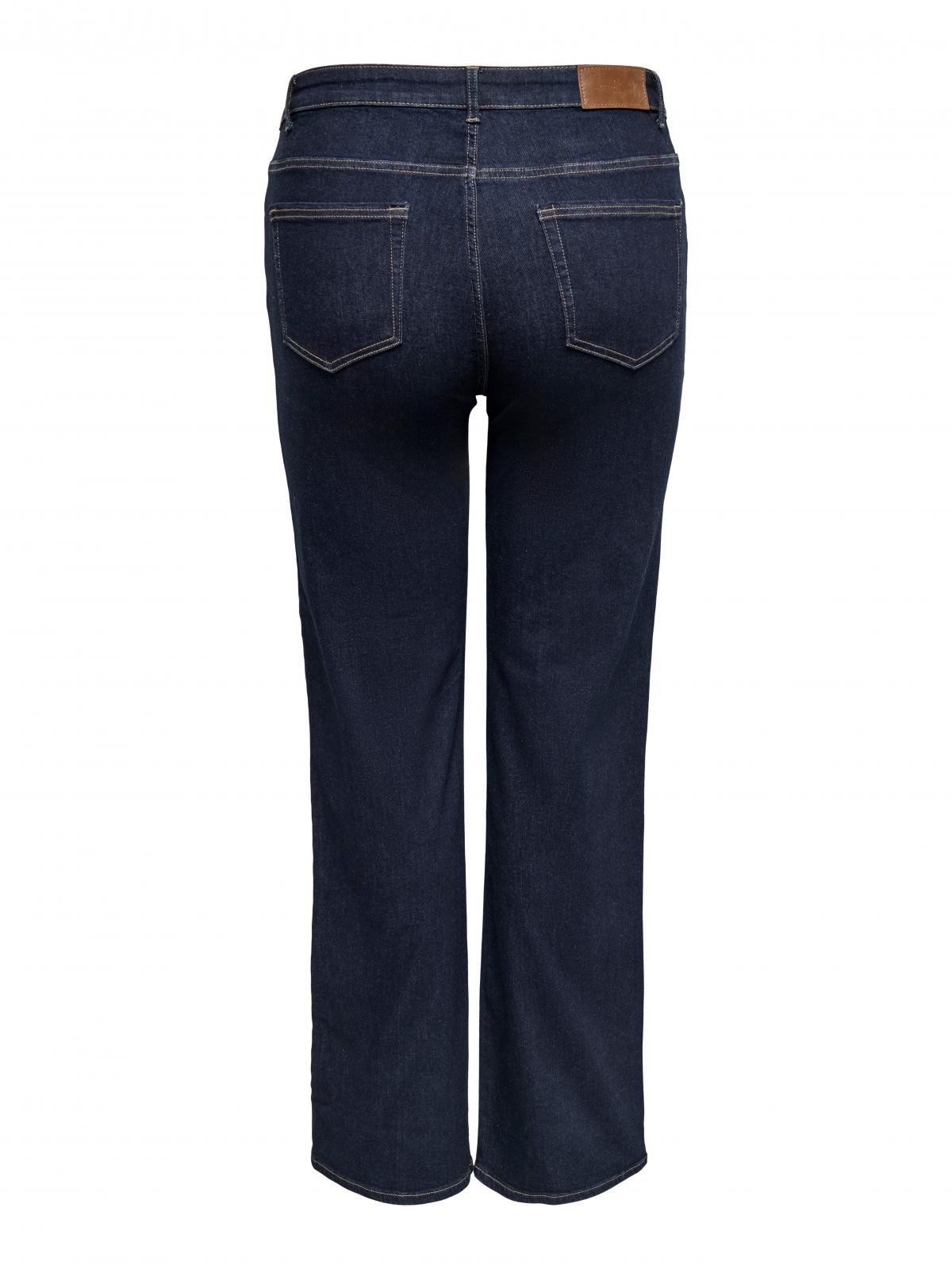 온리 하이웨이스트 와이드핏 데님 팬츠 15363685_2114_1236212 BLUE / DARK BLUE DENIM - 상세 이미지 4