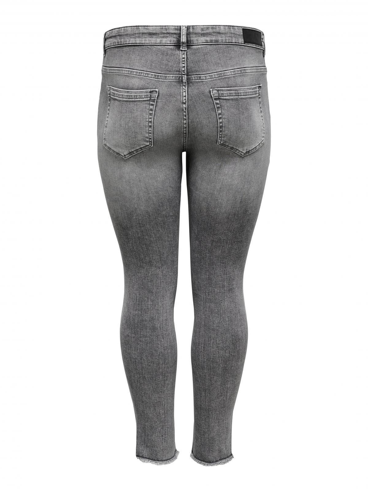온리 스트레치 미드워시 스키니핏 데님 팬츠 15212252_3601 GREY / GREY DENIM - 상세 이미지 4