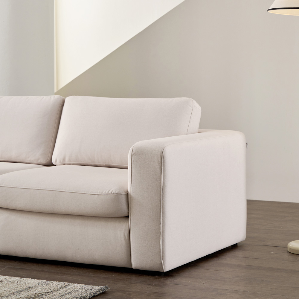 [설날+] 케이하우스홀드 무에나 슬림 3인용 3.5인용 패브릭 소파 모듈 국내제작