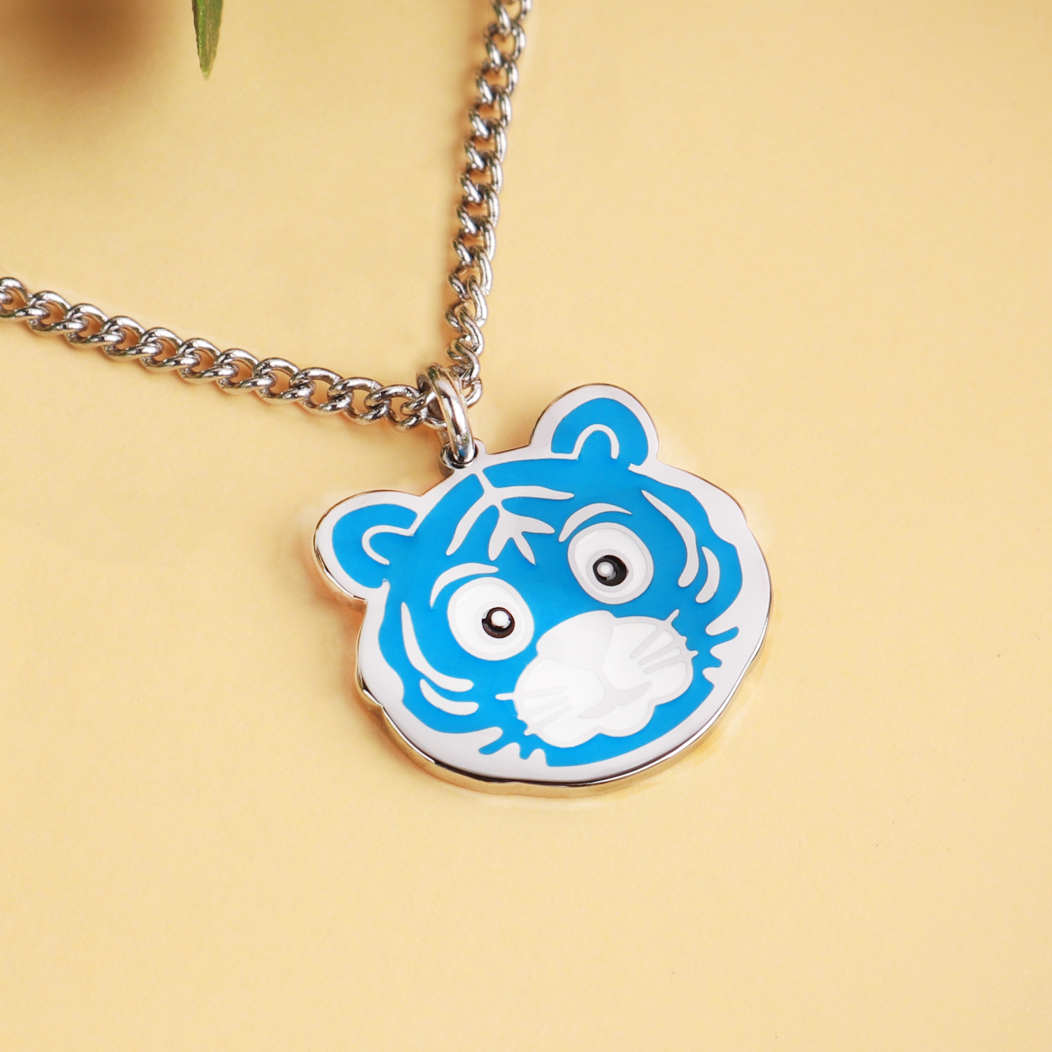 랭이 미아방지 목걸이 써지컬 호랑이 아기 유아 아동 어린이