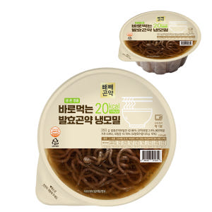 국물까지 다먹어도 79kcal 바로먹는 발효곤약 냉모밀 350g, 2개 맛있게 먹은 솔직 후기 - 상품 이미지 1