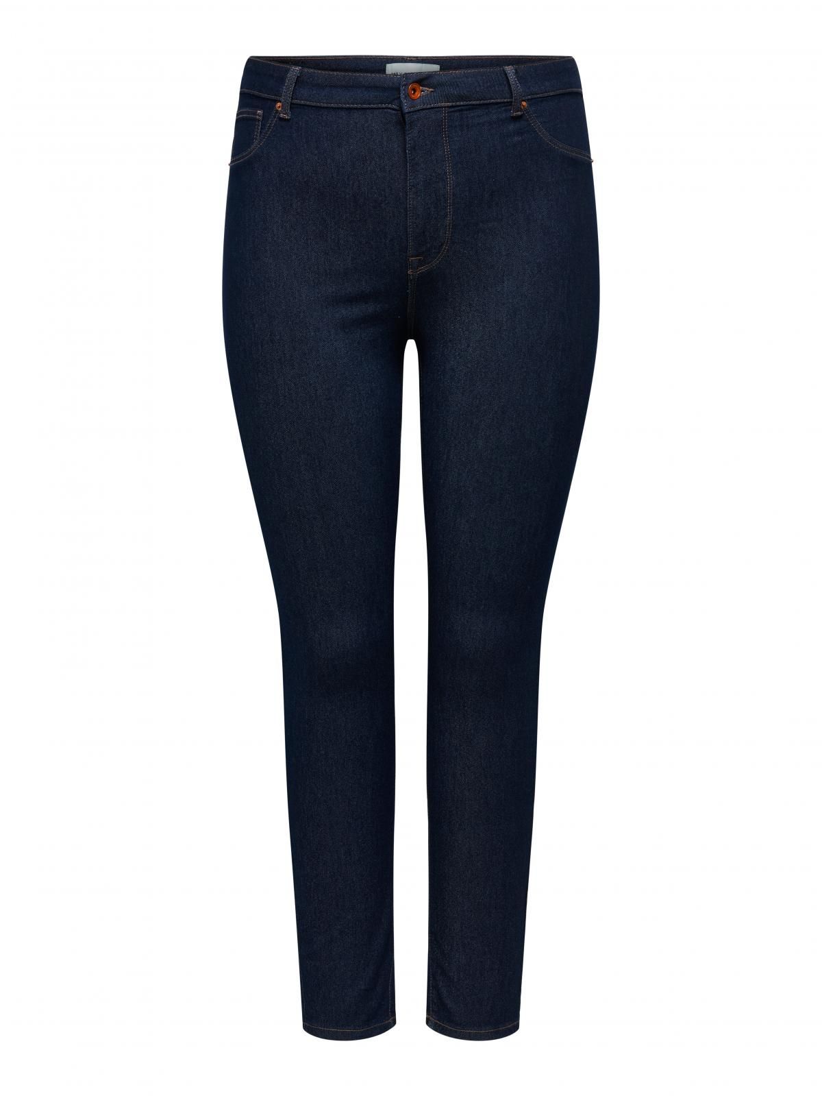 온리 하이웨이스트 스키니핏 진청 데님 팬츠 15328716_2114 BLUE / DARK BLUE DENIM - 상세 이미지 3