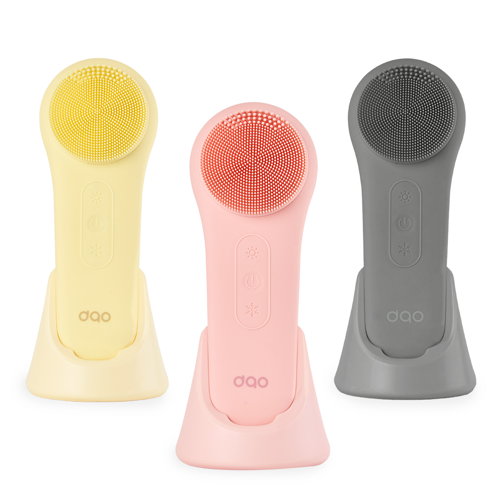 글로우텀 진동클렌저 LED테라피 온열 쿨링 실리콘브러쉬 진동세안기 피지제거 모공 클렌징