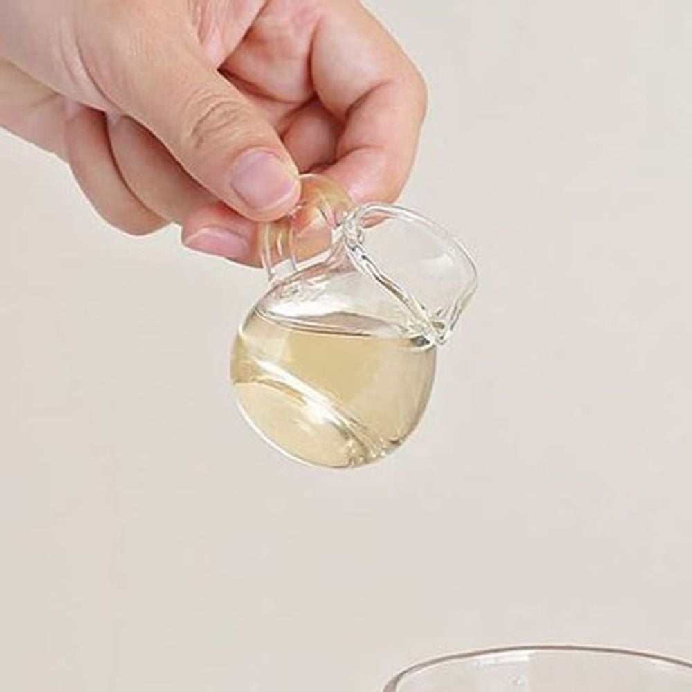 마카 유리잔 밀크저그 샷잔 시럽 소스잔 35ml 6P - 상품 이미지
