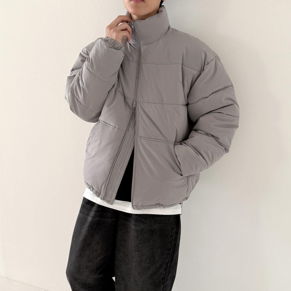 남자숏패딩 푸퍼패딩 남성숏점퍼 - 메인 이미지