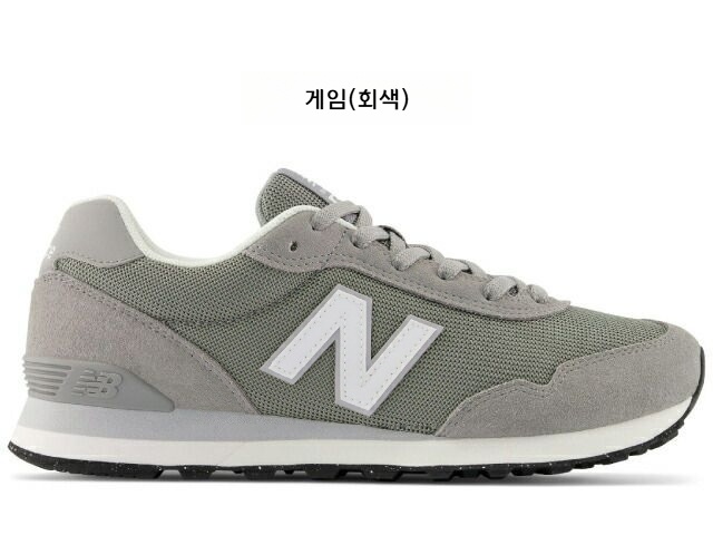 뉴발란스 515 라이프스타일 스니커즈 로우 남성 블랙 화이트 그레이 네이비 레드 ML515 이미지 8