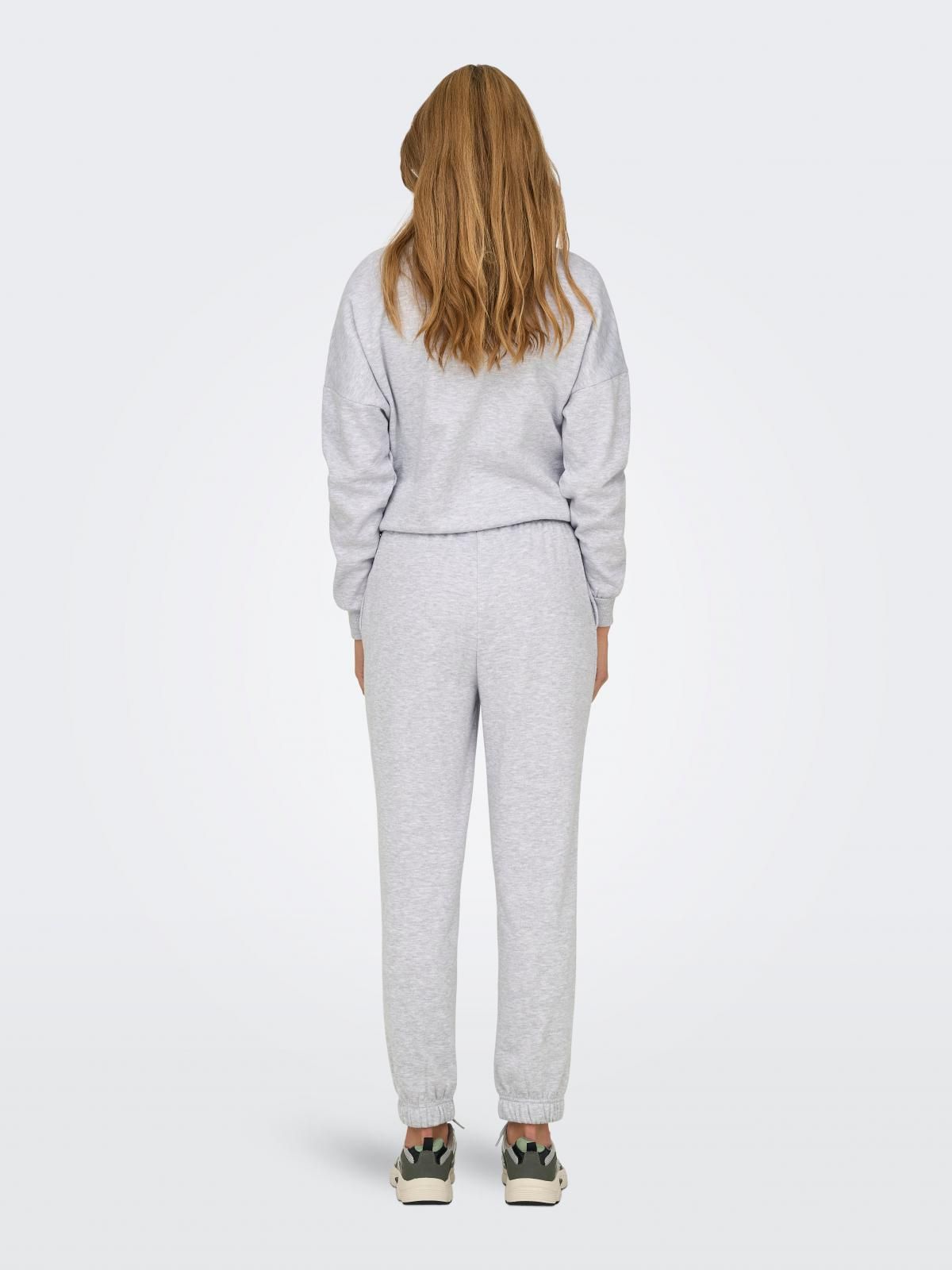 온리 그레이 스트레치 레귤러핏 조거팬츠 15321402_2381 GREY / LIGHT GREY MELANGE - 상세 이미지 2