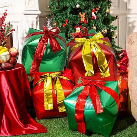 풍선 장식 포토존 크리스마스 선물상자 데코 성탄절 소품 헬륨풍선 파티 [큰손할인] 연말