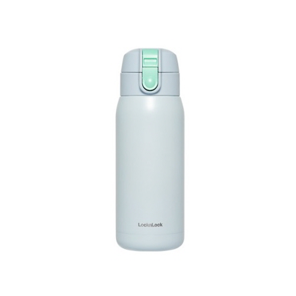 락앤락 코튼캔디 원터치 텀블러 370ml 블루 - 상품 이미지