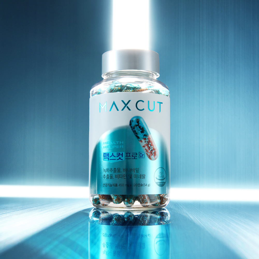 헬스헬퍼 맥스컷 프로 크롬 고경표 다이어트 혈당 체지방 컷팅제 120캡슐, 1개