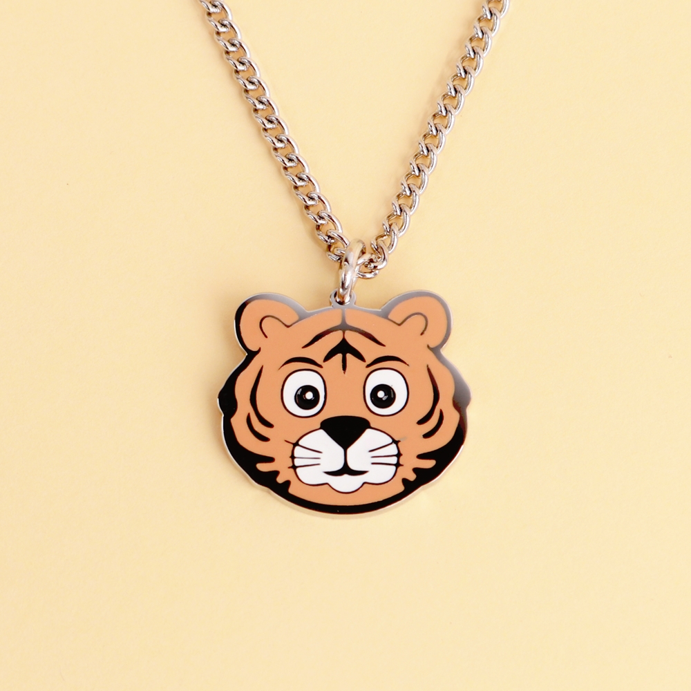 랭이 미아방지 목걸이 써지컬 호랑이 아기 유아 아동 어린이