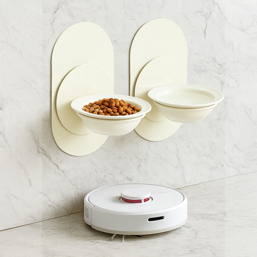 강아지밥그릇 고양이밥그릇 도자기 높이조절 물그릇 분리세척 식기 1구