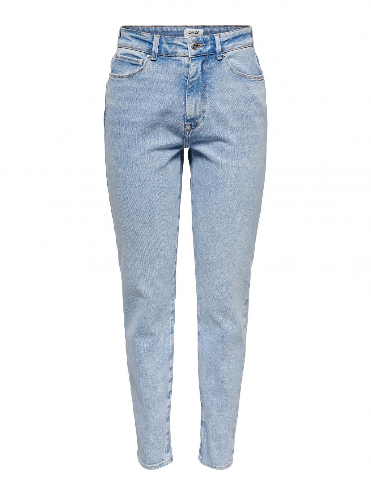 온리 연청 하이웨이스트 스트레이트핏 데님진 15248715_2116 BLUE / LIGHT BLUE DENIM - 상세 이미지 3