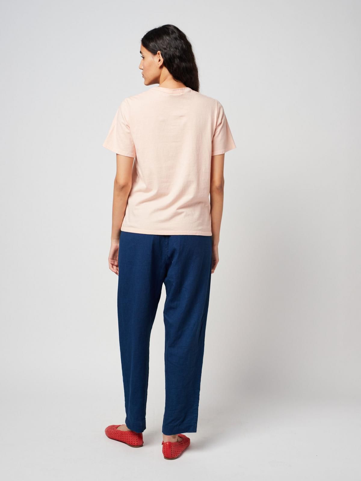 보보쇼즈 오가닉 라이트핑크 프린트 반팔 티셔츠 123AD078 ONE COLOR - 상세 이미지 5