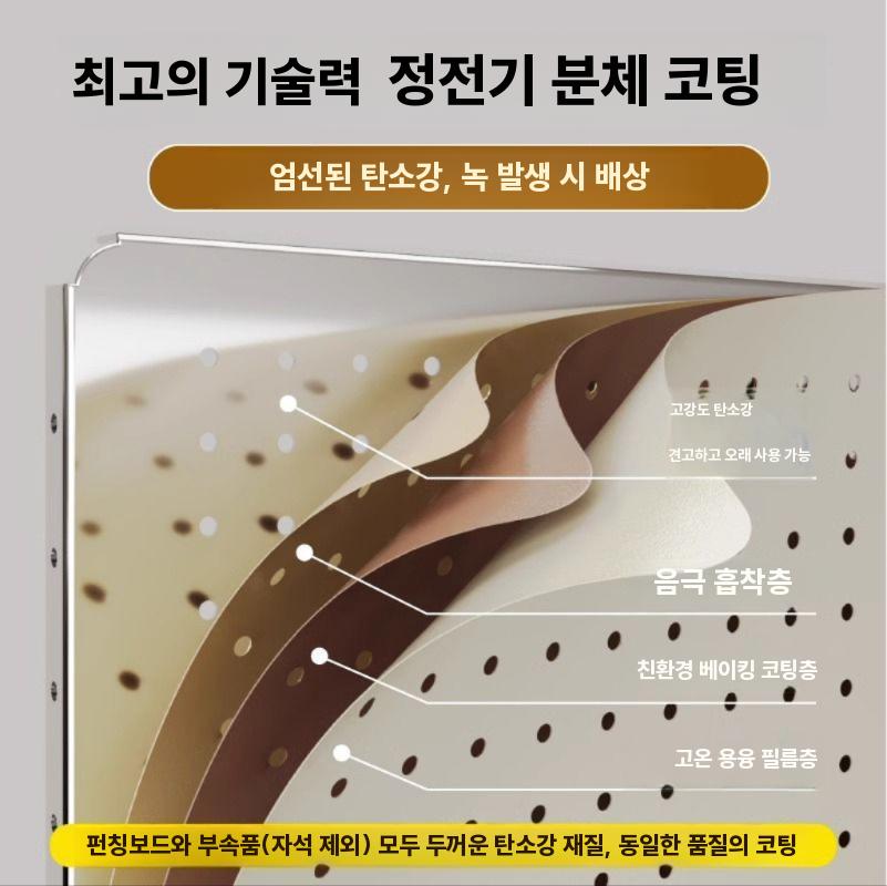 책상정리 철제선반 40x40 스탠드형 단품 - 상세 이미지 4