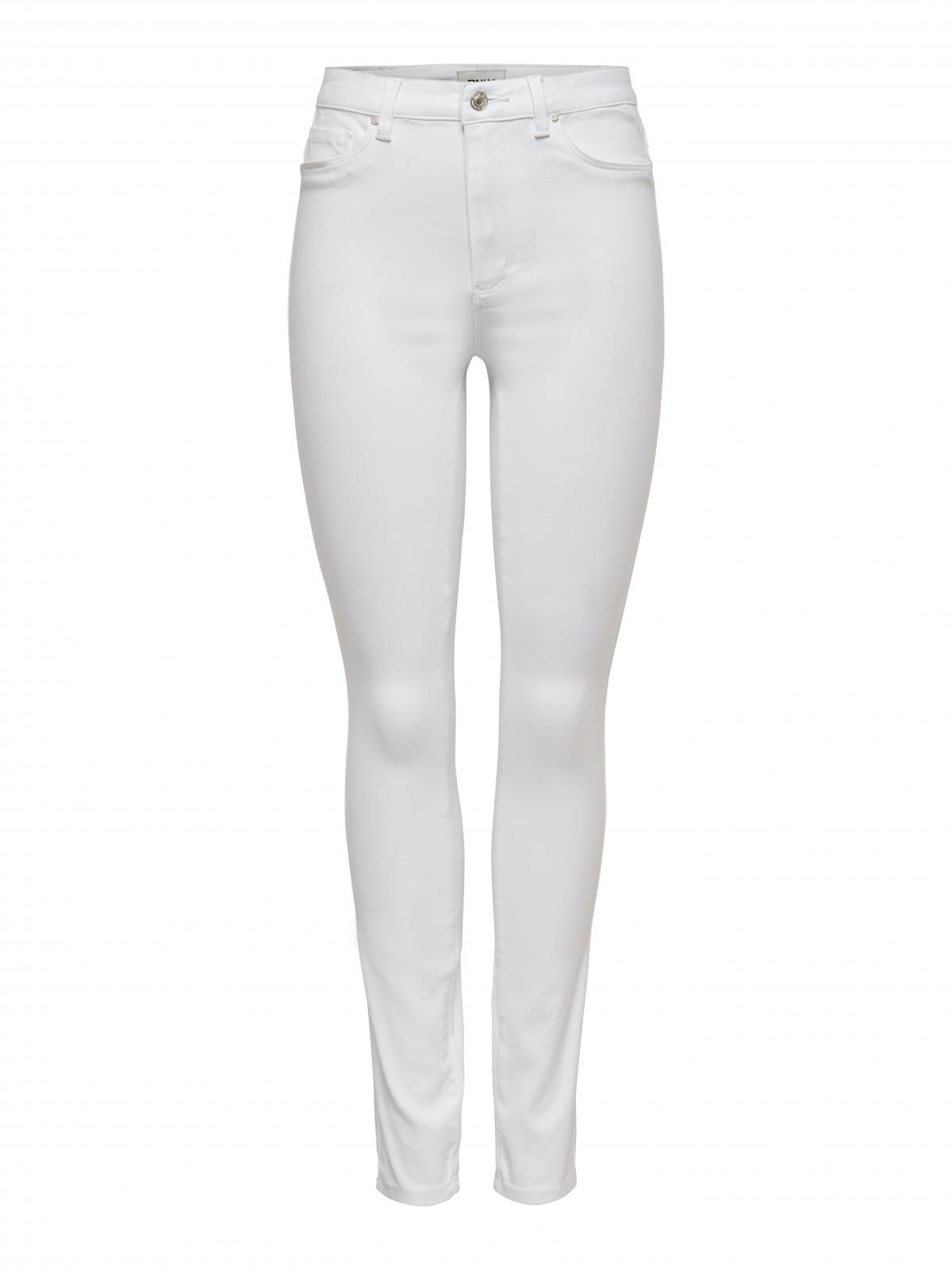 온리 화이트 하이웨이스트 스키니핏 데님 팬츠 15174842_2206 WHITE / WHITE - 상세 이미지 3