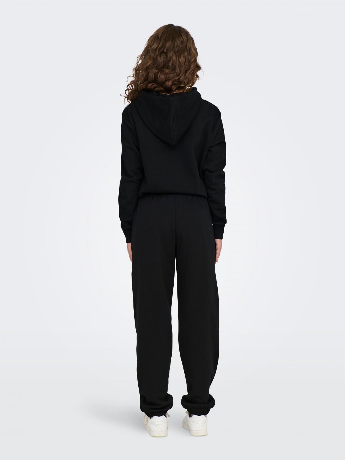 온리 글리터 포인트 레귤러핏 스웨트팬츠 15316153_2161_1090328 BLACK / BLACK - 상세 이미지 2