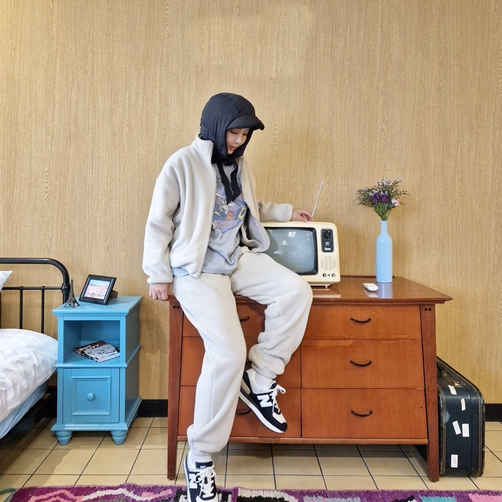 소이빈 맘 슈퍼플리스조거 팬츠 여성바지 - 상세 이미지 2