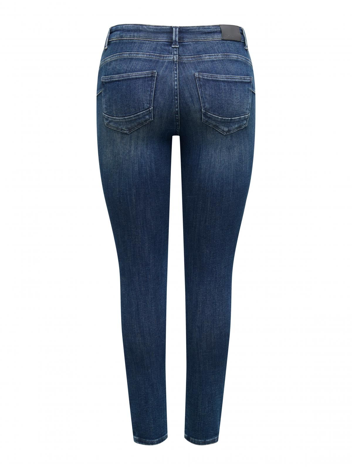 온리 데님 미드라이즈 스키니핏 청바지 15366668_2114 BLUE / DARK BLUE DENIM - 상세 이미지 4