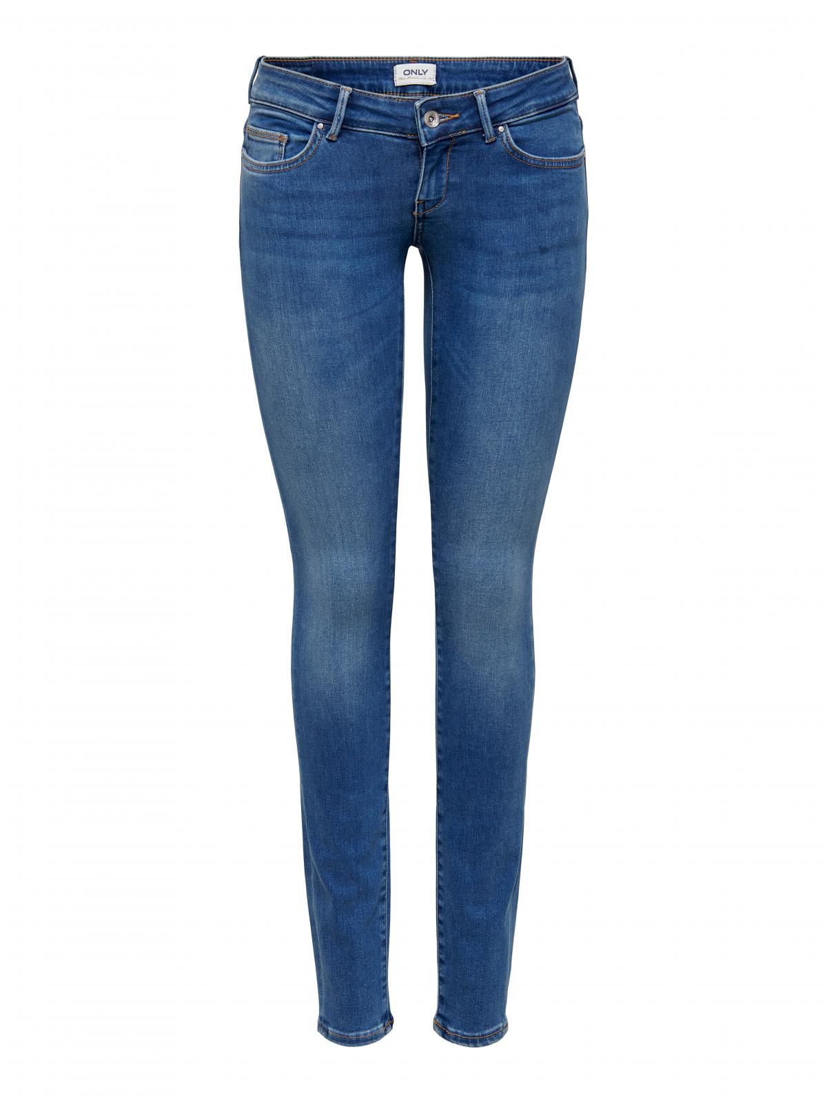 온리 데님 슈퍼로우웨이스트 스키니핏 진 15235517_2115 BLUE / MEDIUM BLUE DENIM - 상세 이미지 3