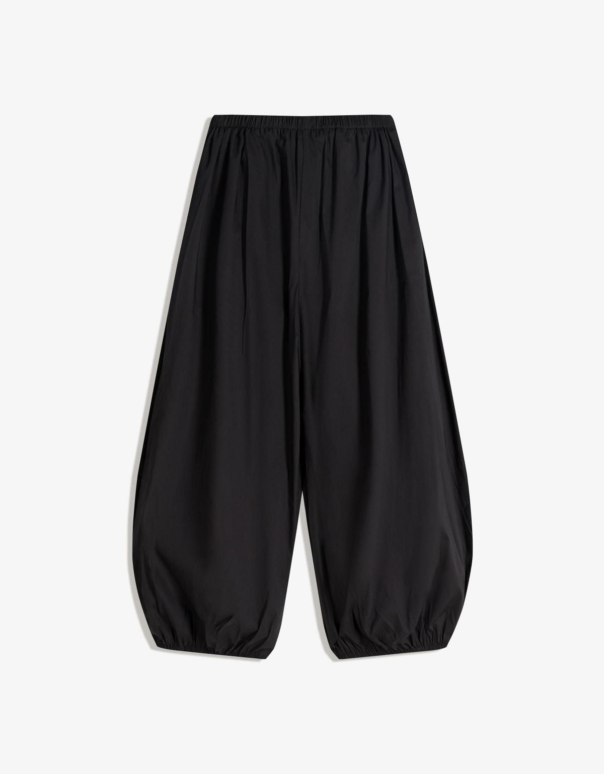 버쉬카 와이드 벌룬핏 블루머 팬츠 0062/741 BLACK - 상품 이미지