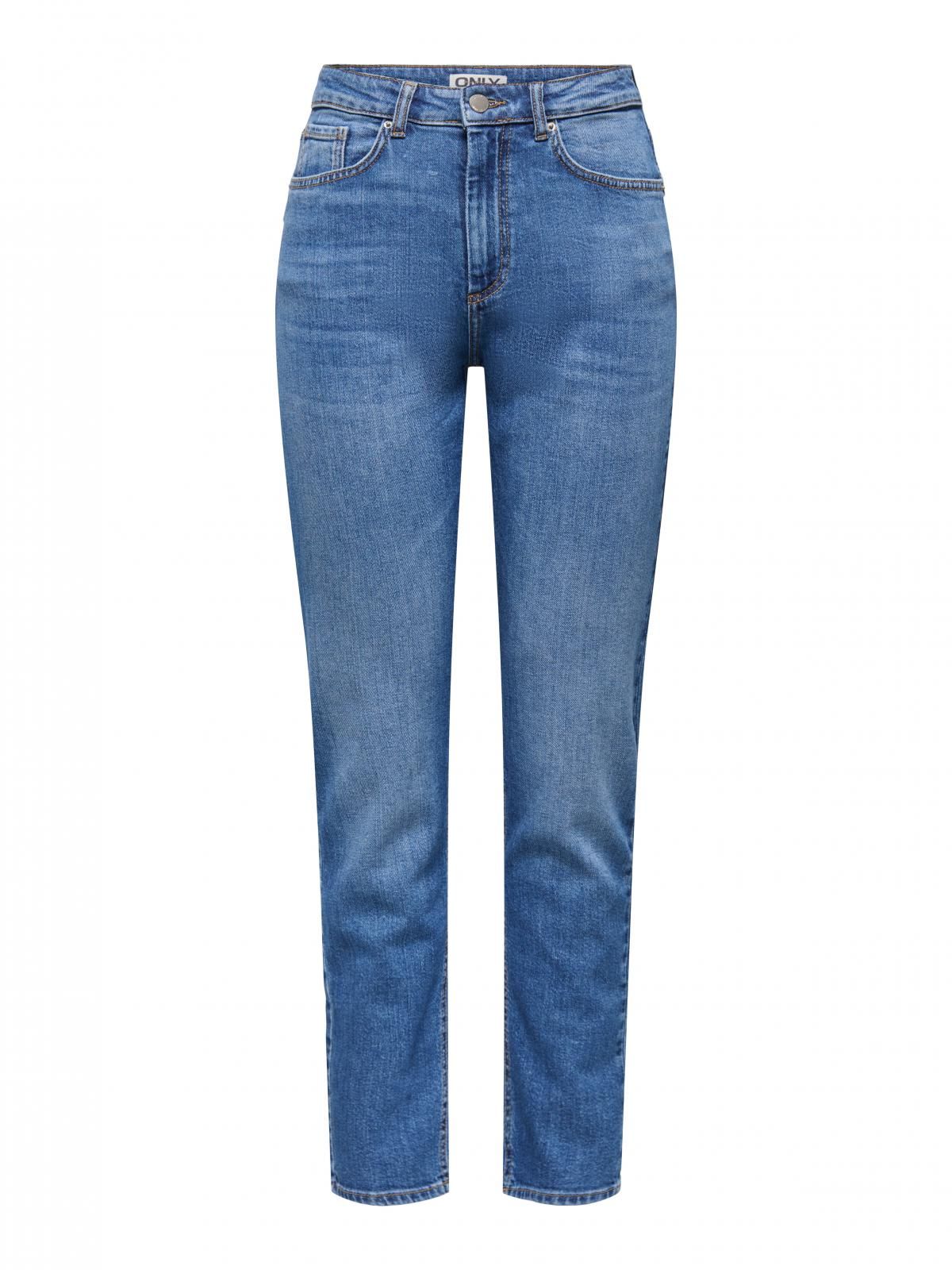 온리 하이웨이스트 데님 맘핏 진 15361602_2115 BLUE / MEDIUM BLUE DENIM - 상품 이미지