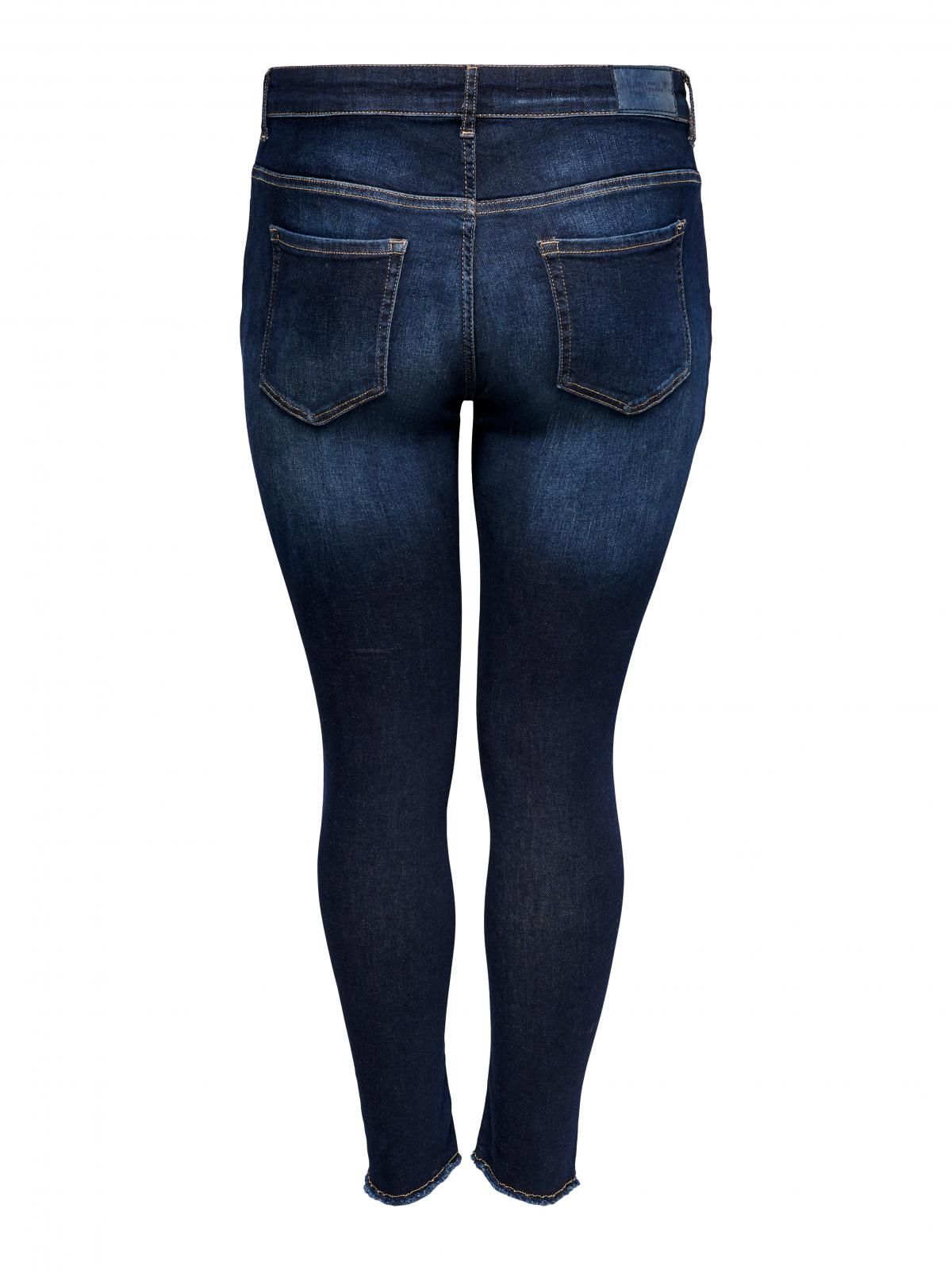온리 진청 레귤러웨이스트 스키니핏 청바지 15212253_2114 BLUE / DARK BLUE DENIM - 상세 이미지 4