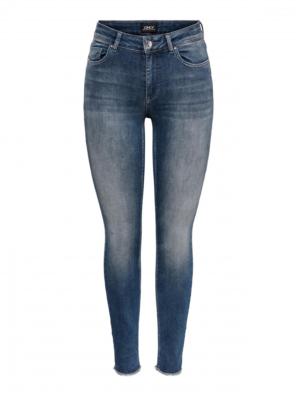 온리 미드웨이스트 스키니핏 청바지 15216970_7026 BLUE / SPECIAL BLUE GREY DENIM - 상세 이미지 3