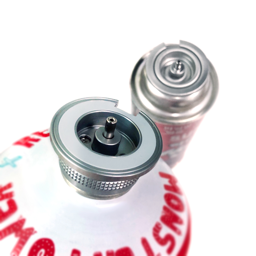 모아이캠핑 이소가스 부탄가스 변환 젠더 어댑터 자석식