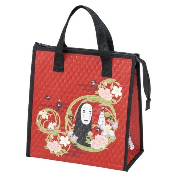 센과치히로 가오나시 레드 런치쿨러백 265x130x270mm - 상품 이미지