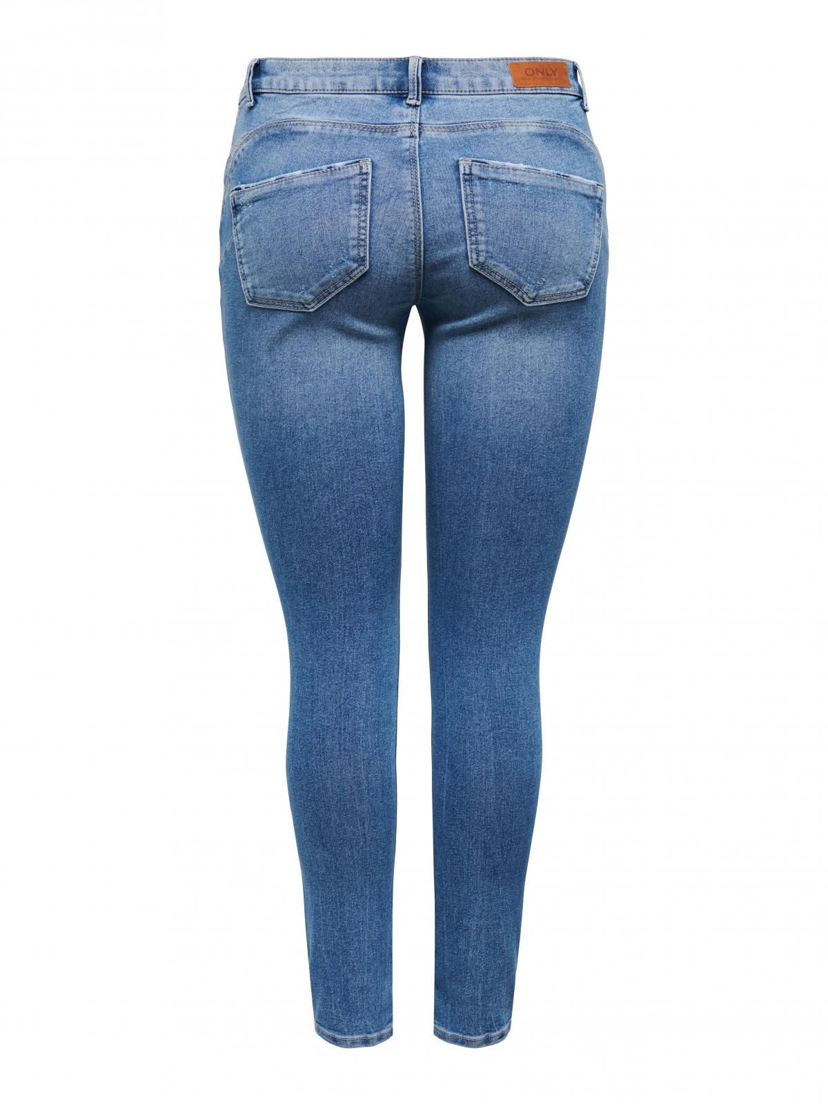 온리 테크니컬 스키니핏 데님 팬츠 15284700_2115 BLUE / MEDIUM BLUE DENIM - 상세 이미지 2