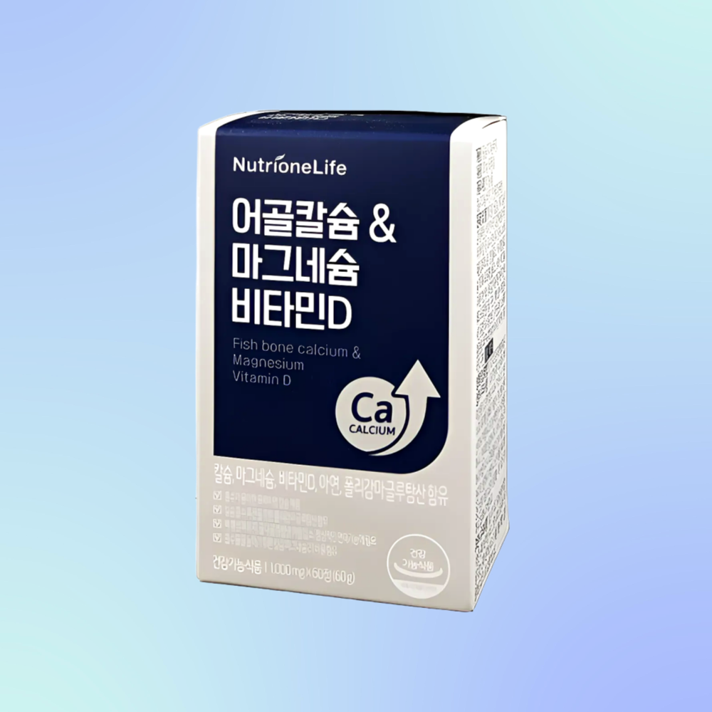 뉴트리원 어골칼슘 마그네슘 비타민D 칼마디 60정X3개 - 상세 이미지 4
