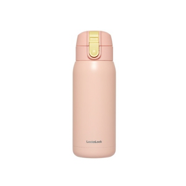 락앤락 코튼캔디 원터치 텀블러 370ml 핑크 - 상품 이미지