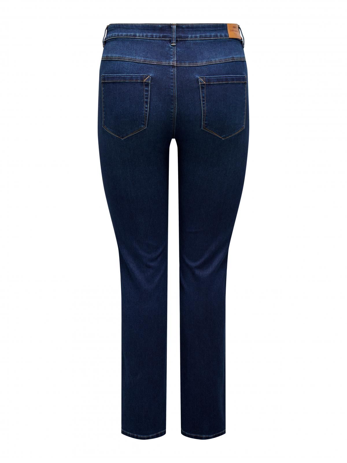 온리 하이웨이스트 스트레이트핏 데님 청바지 15300925_2114 BLUE / DARK BLUE DENIM - 상세 이미지 4
