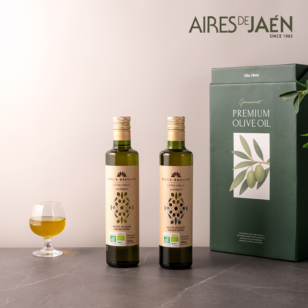 아이레스데하엔 핀카 바데네스 유기농 엑스트라버진 올리브오일 선물세트 500ml, 2병 - 상세 이미지 2