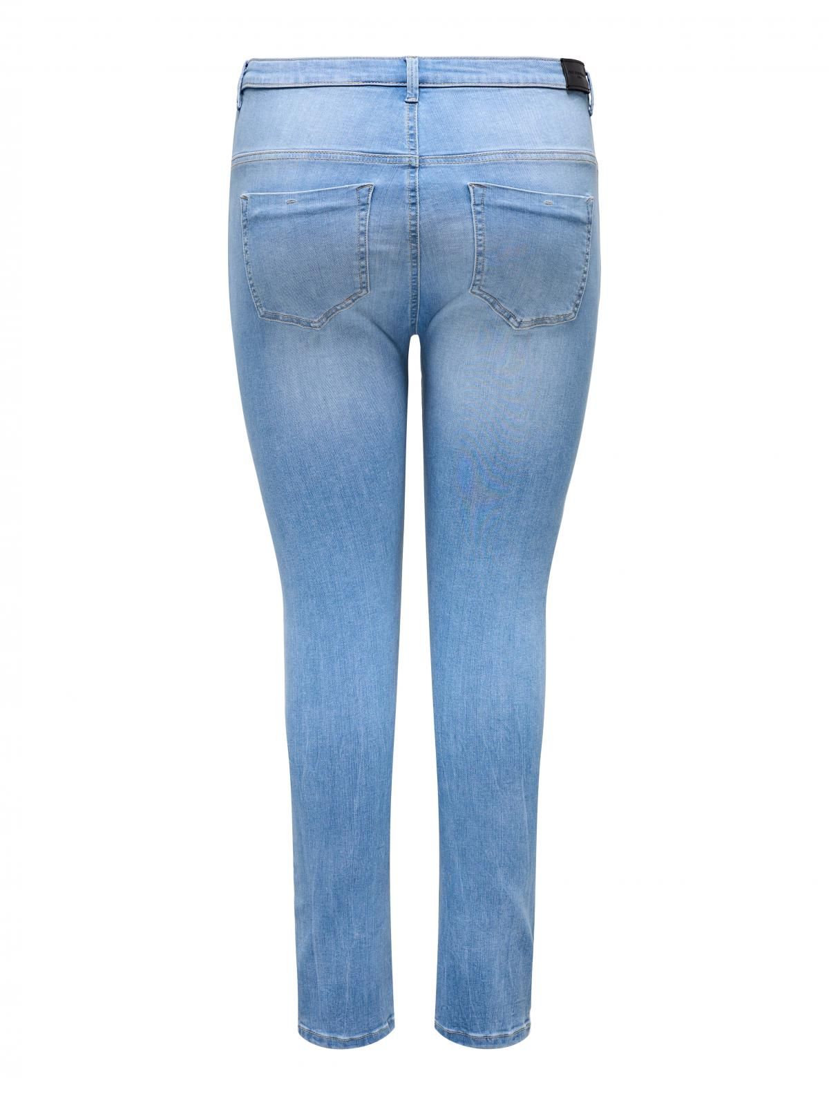 온리 연청 하이웨이스트 스키니핏 데님 팬츠 15313912_2116 BLUE / LIGHT BLUE DENIM - 상세 이미지 4