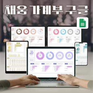 2026년 구글시트 가계부 양식 1년 자동계산 구채희 채움가계부 개봉기 | 실사용 후기 - 상품 이미지 1